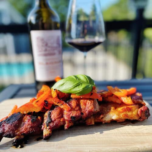 Côtes levées de porc fumées BBQ pré-cuites